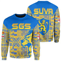 Suva Grammar School Sweatshirt LT10 Unisex Blue - Polynesian Pride