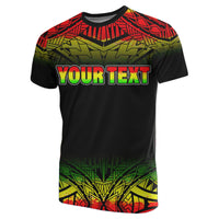Polynesian Custom T Shirt Polynesian Turtle Tattoo Fog Reggae Unisex Reggae - Polynesian Pride