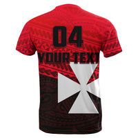Custom Wallis and Futuna Rugby T Shirt Polynesian Style - Polynesian Pride