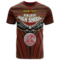 Hawaii Kalani High School Custom T Shirt Kalani High School Polynesian With Falcon Pattern LT10 - Polynesian Pride
