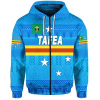 Tafea Province Zip Hoodie Vanuatu Pattern Traditional Style LT8 - Polynesian Pride