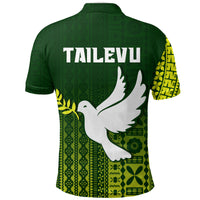 Tailevu Rugby Fiji Polo Shirt Go Green LT4 - Polynesian Pride