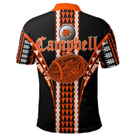 Hawaii Polo Shirt Campbell High Football Jersey Polo Shirt - Polynesian Pride