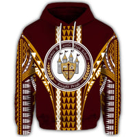 Hawaii Hoodie Castle High Football Jersey Hoodie - Polynesian Pride