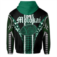 Hawaii Hoodie Molokai High Football Jersey Hoodie - Polynesian Pride