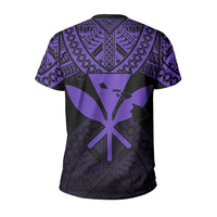 Hawaii Polynesian Limited T Shirt Tab Style Purple - Polynesian Pride