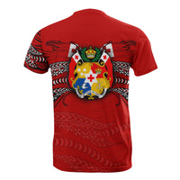 Tonga Polynesian T Shirt Tongan Pride Lion - Polynesian Pride