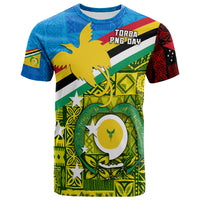 Torba PNG Day T Shirt Vanuatuan Papua New Guinea Combine Flag Design LT4 Unisex Blue - Polynesian Pride