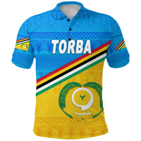 Torba Province Polo Shirt Vanuatu Pattern Traditional Style LT8 - Polynesian Pride