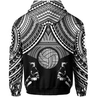 Polynesian Volleyball Hawaii Zip Hoodie - Polynesian Pride