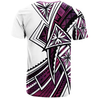 Kosrae T Shirt Tribal Flower Special Pattern Purple Color - Polynesian Pride