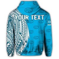 Custom Hawaii Hoodie Kealakehe High Tribal Kakau Zip Hoodie - Polynesian Pride