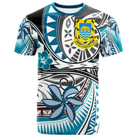 Tuvalu T Shirt Flower and Flow - Polynesian Pride