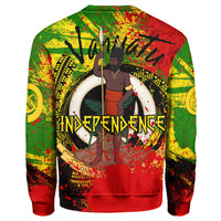 Vanuatu Independence Day Grunge Sweatshirt LT10 - Polynesian Pride