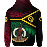 Vanuatu Special Independence Anniversary Zip Hoodie Original Flag Style LT8 - Polynesian Pride