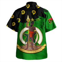Vanuatu Flag Pattern Style Beach Shirt LT10 - Polynesian Pride