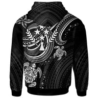 Kosrae Custom Hoodie White Turtle - Polynesian Pride