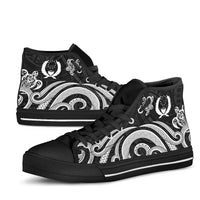 Pohnpei High Top Shoes - White Tentacle Turtle - Polynesian Pride