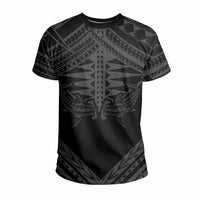 Hawaii Shark Polynesian Kanaka Gray T Shirt Candy Style - Polynesian Pride