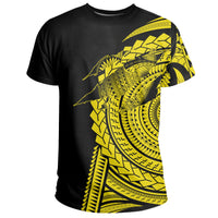 Hawaii Polynesian In My Heart T Shirt Ryan Style Yellow - Polynesian Pride