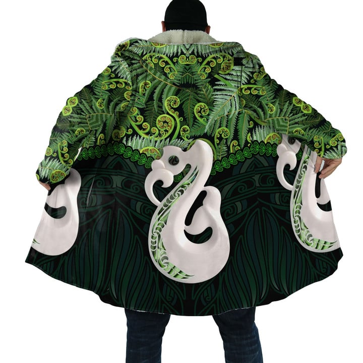 Kiwi Maori New Zealand Cloak Manaia Pounamu Aotearoa Unisex Green - Polynesian Pride