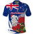 Custom New Zealand Christmas In July Polo Shirt Meri Kirihimete Aotearoa Pohutukawa Flowers CTM14