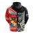 Custom Mate Maa Tonga and All Black Rugby Hoodie Polynesian Mix NZ Maori Fern LT14 - Polynesian Pride