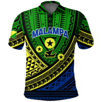 Custom Vanuatu Malampa Province Tribal Pattern Polo Shirt LT12 Green - Polynesian Pride
