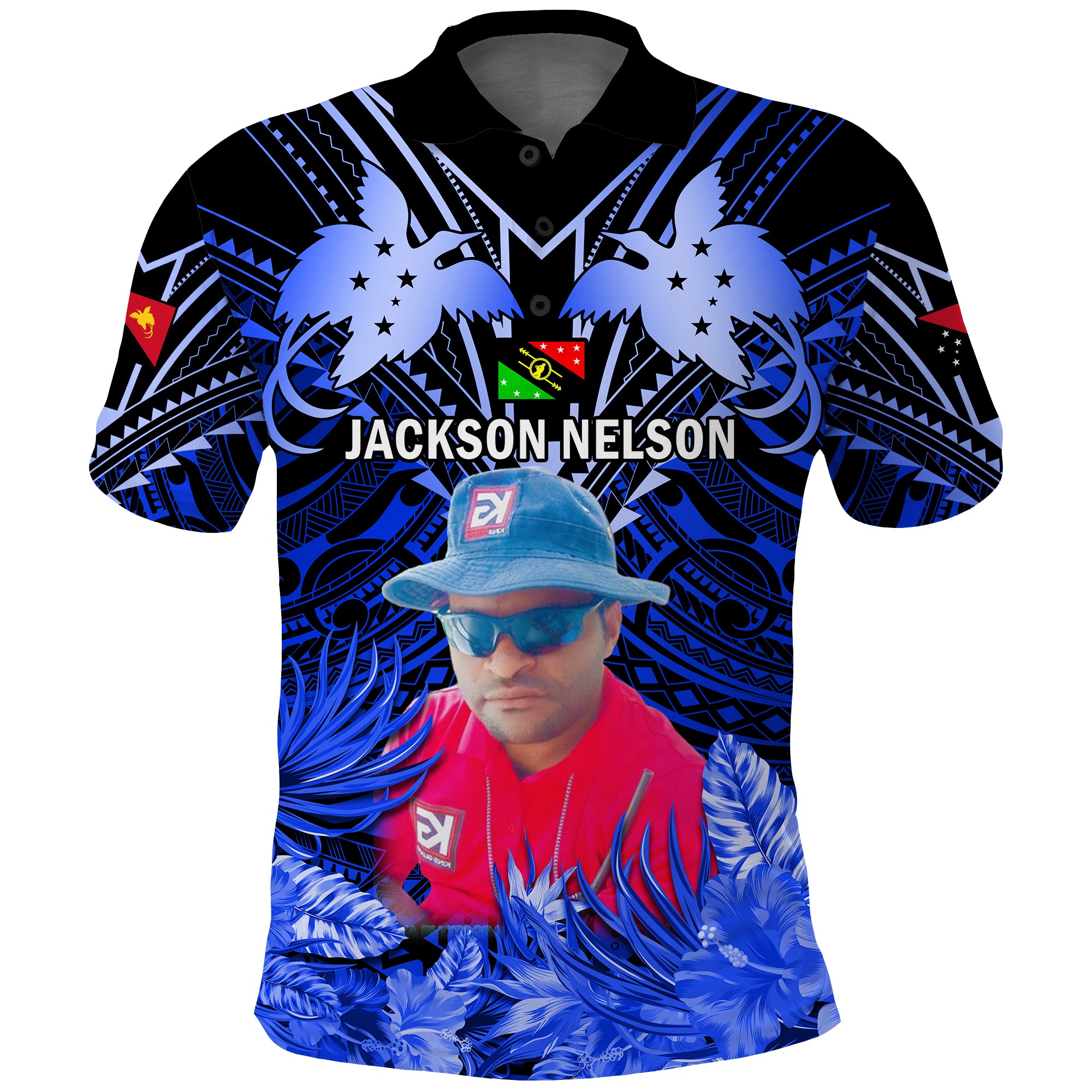 CUSTOMER REQUEST- Jackson Nelson PNG - 21/08/2024 - Polo Shirt - LT14