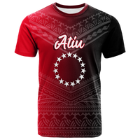 Custom Atiu Cook Islands Pride T Shirt LT12 Unisex Black - Polynesian Pride