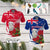 Custom New Zealand Christmas In July Polo Shirt Meri Kirihimete Aotearoa Pohutukawa Flowers CTM14