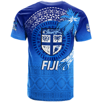 Fiji Tapa Tribal Coconut Tree T Shirt LT12 - Polynesian Pride