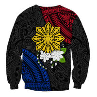 Philippines Sampaguita Filipino Sun Sweatshirt - LT12 - Polynesian Pride