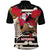 Custom Photo Kia Ora New Zealand Christmas Polo Shirt Pohotukawa Kiwi Santa Meri Kirihimete CTM14