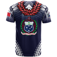 Custom Samoan Ula Fala Art T Shirt LT12 - Polynesian Pride