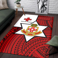 Kolisi Tonga Area Rug - Mate Ma'a Tonga Red Original - LT20 - Polynesian Pride