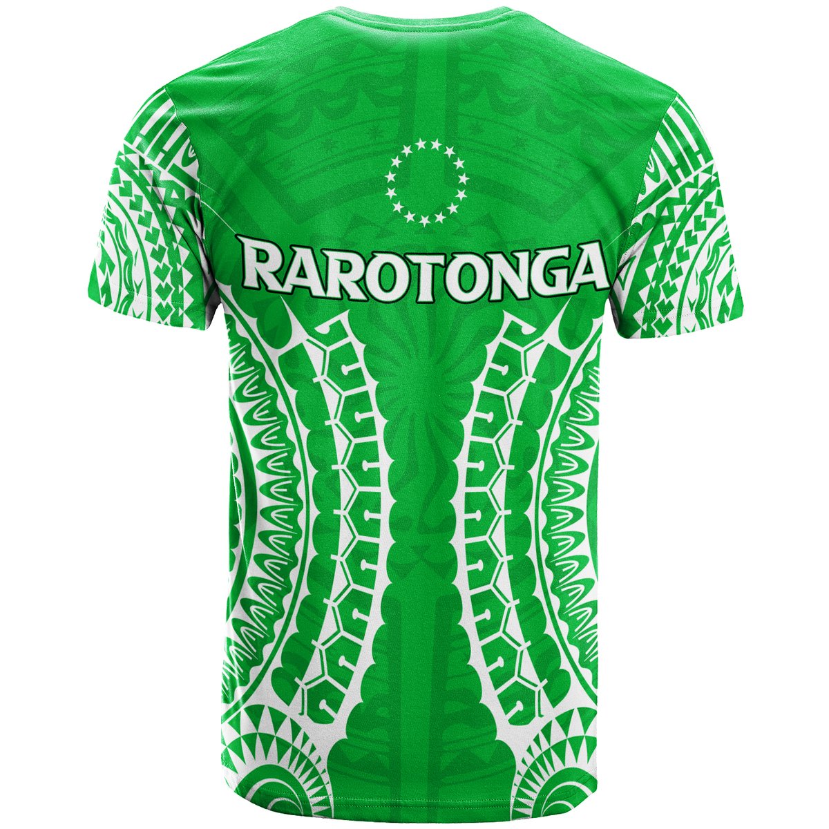 Cook Islands Rarotonga T Shirt Tribal Pattern LT12 - Polynesian Pride