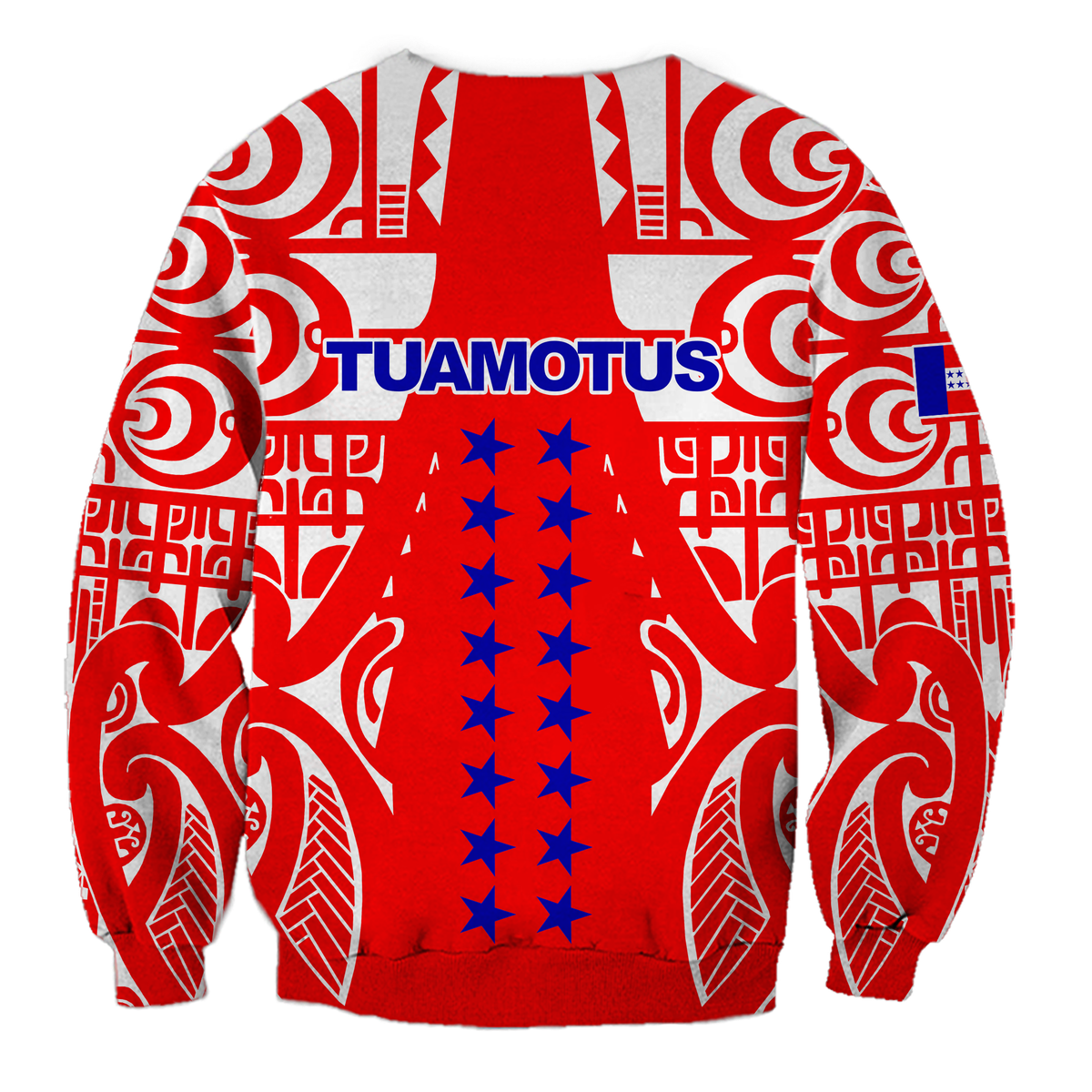 (Custom Personalised) Tuamotu Archipelago Tribal Tattoo Sweatshirt - LT12 - Polynesian Pride
