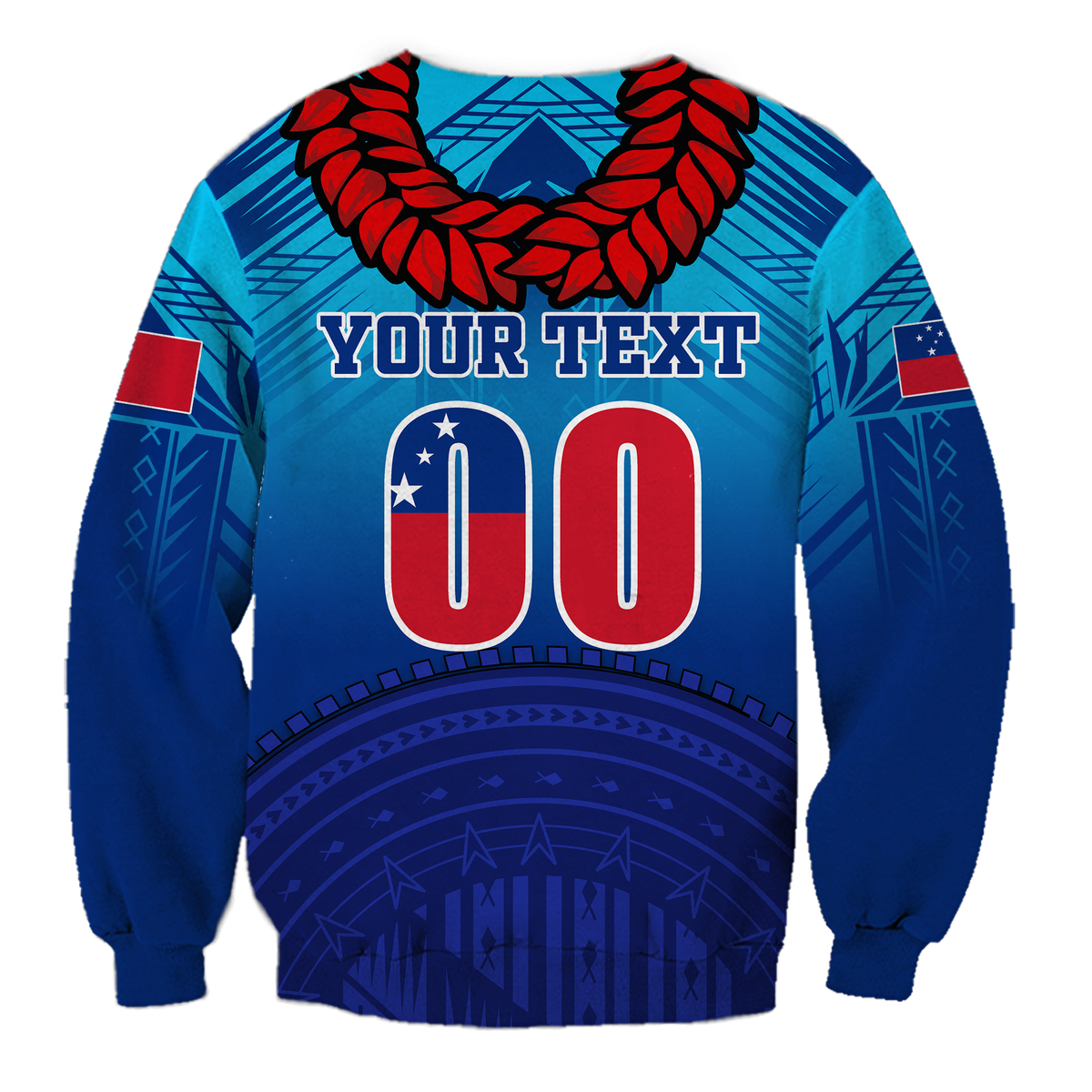 (Custom Personalised) Manu Samoa Legend Sweatshirt - LT12 - Polynesian Pride