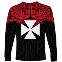 Wallis And Futuna Pride Long Sleeve Shirt - LT12 - Polynesian Pride