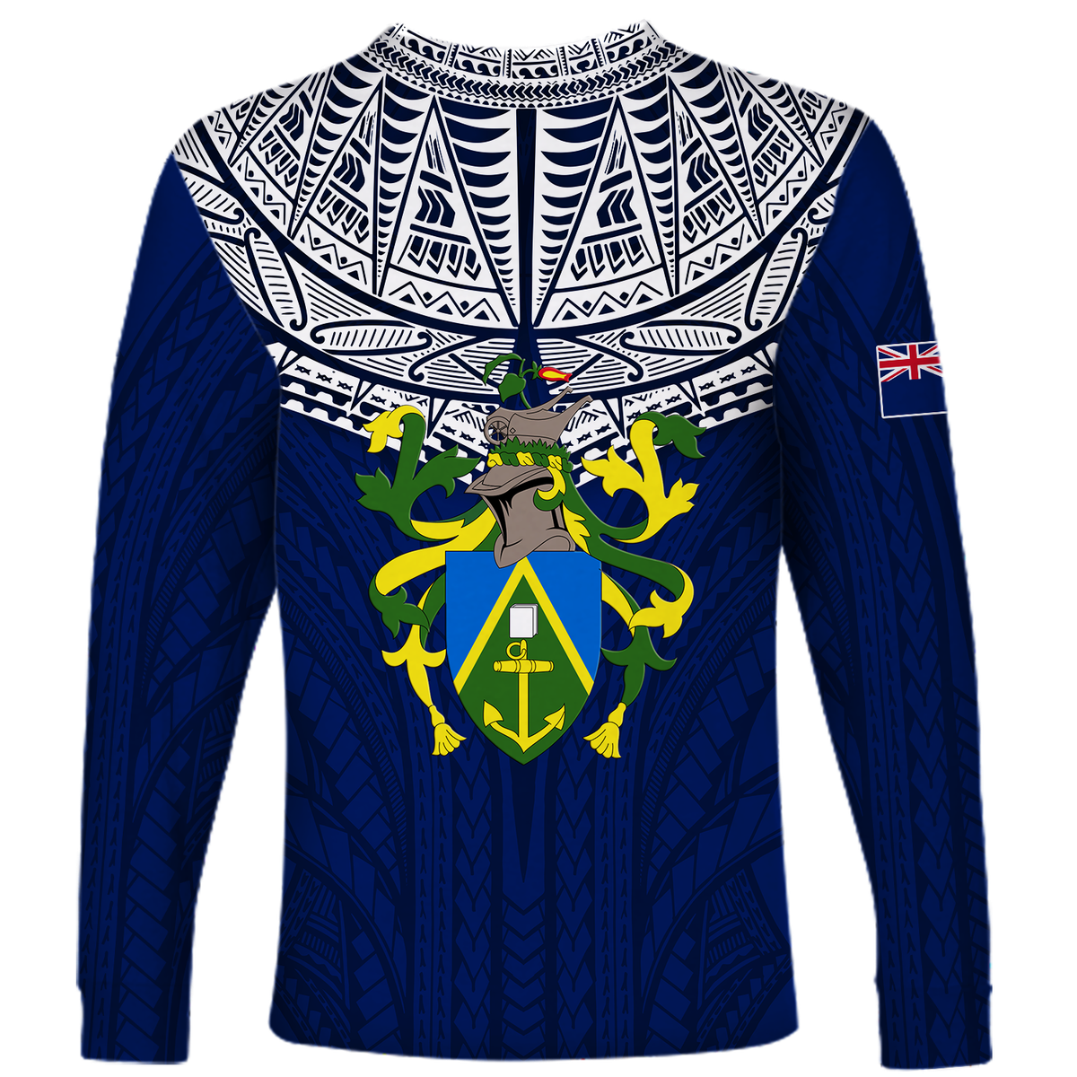 (Custom Personalised) Pitcairn Islands Pride Long Sleeve - LT12 - Polynesian Pride