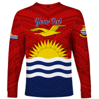 Custom Kiribati 43rd Independence Celebrations Long Sleeve Shirt - LT12 - Polynesian Pride