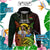 Custom Photo Vanuatu Family Day Hoodie Vanuatuan Pig Tusk Reggae Polynesian Pattern CTM14 - Polynesian Pride