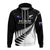 New Zealand Silver Fern Rugby Hoodie All Black 2023 Go Champions Maori Pattern LT14