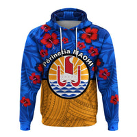 French Polynesia MAOHI Hibiscus Flowers Hoodie LT20 Unisex Green - Polynesian Pride