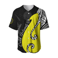 Cook Islands Baseball Jersey Matau Polynesian Simple Fish Hook LT13 - Polynesian Pride