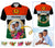 Penama Province Custom Polo Shirt With Photo Vanuatuan Boar's Tusk Flag Multicolored CTM09 - Polynesian Pride