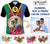 Shefa Province Custom Polo Shirt With Photo Vanuatuan Boar's Tusk Flag Multicolored CTM09 - Polynesian Pride