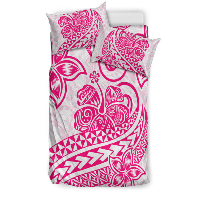 Polynesian Tribal Tattoo Retro Bedding Set Pink Screen Color LT9 - Polynesian Pride
