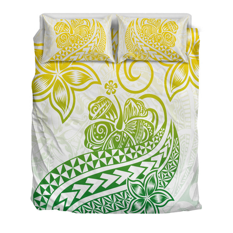 Polynesian Tribal Tattoo Retro Bedding Set Gradient 01 Screen Color LT9 - Polynesian Pride